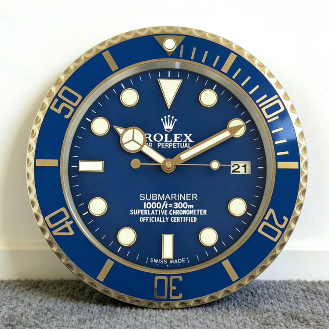 Submariner Style Rolex Wall Clock