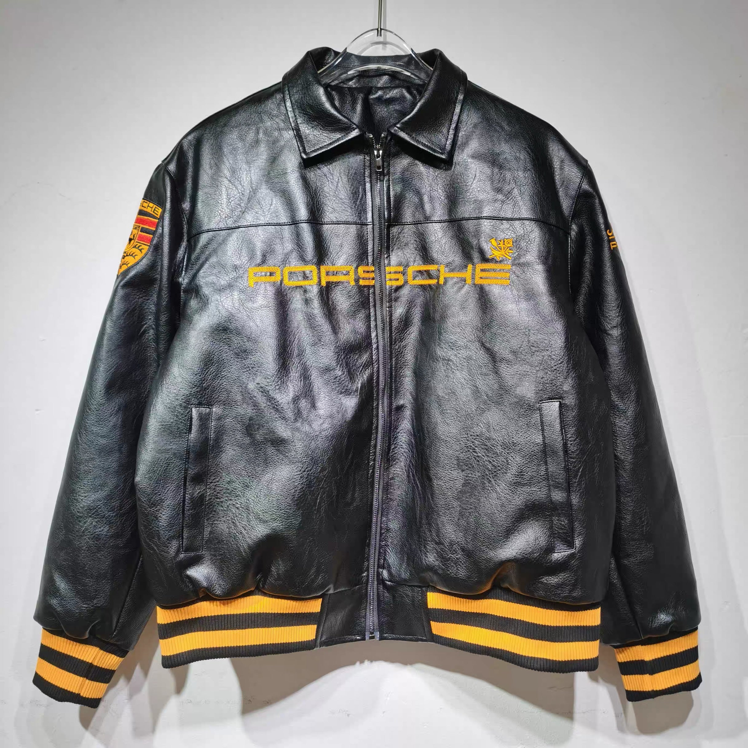 Aime Leon Dore x Porsche 993 Turbo Leather Club Jacket