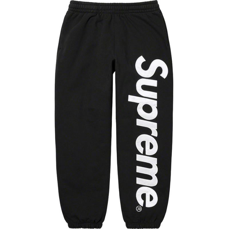 Satin Appliqué Sweatpant Supreme 'Violet'