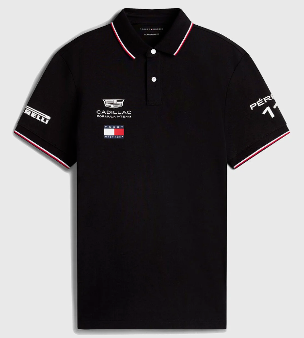 Cadillac F1 Team 2026 X Tommy Hilfiger Polo Mens - Black