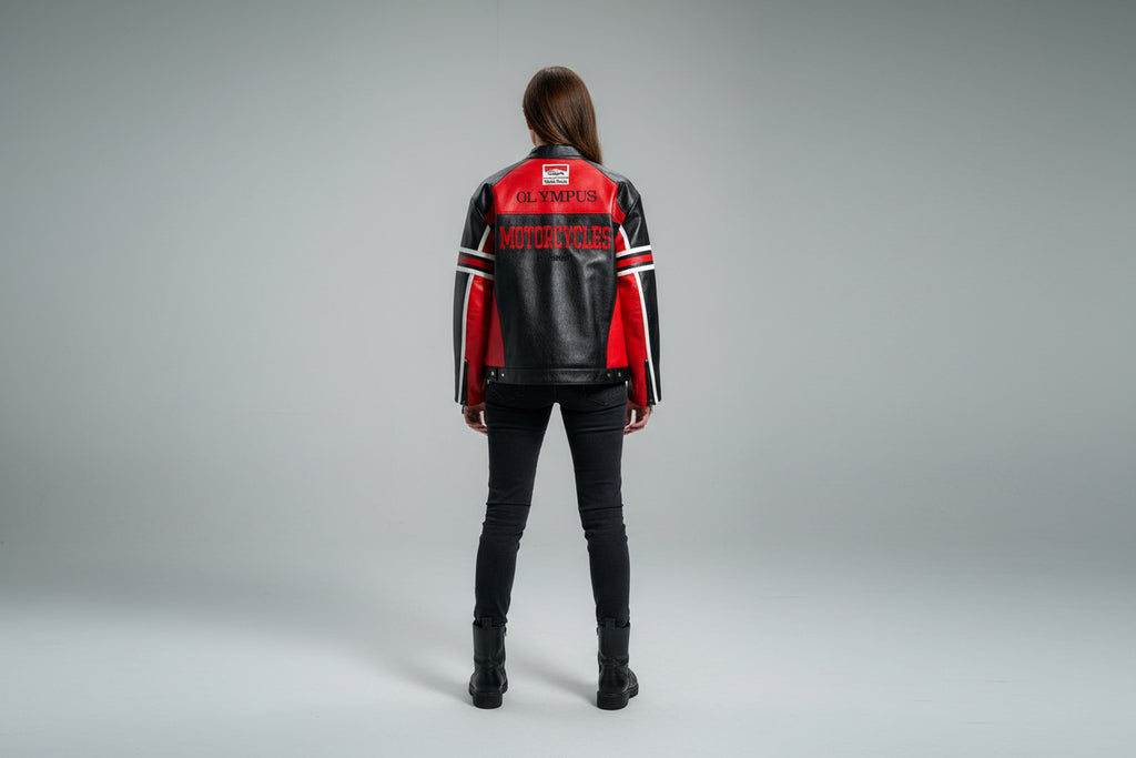 vintage ferrari F1
Leather ferrari Jacket