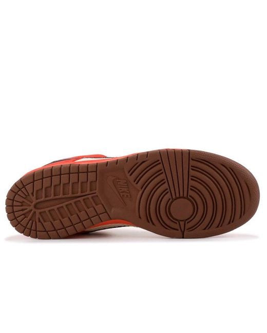 Men's Red Sb Dunk Low Premium 'Un-Hemp'
