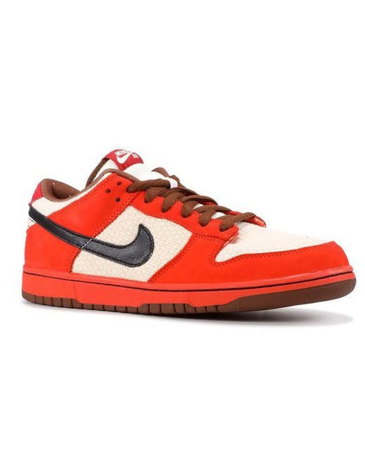 Men's Red Sb Dunk Low Premium 'Un-Hemp'