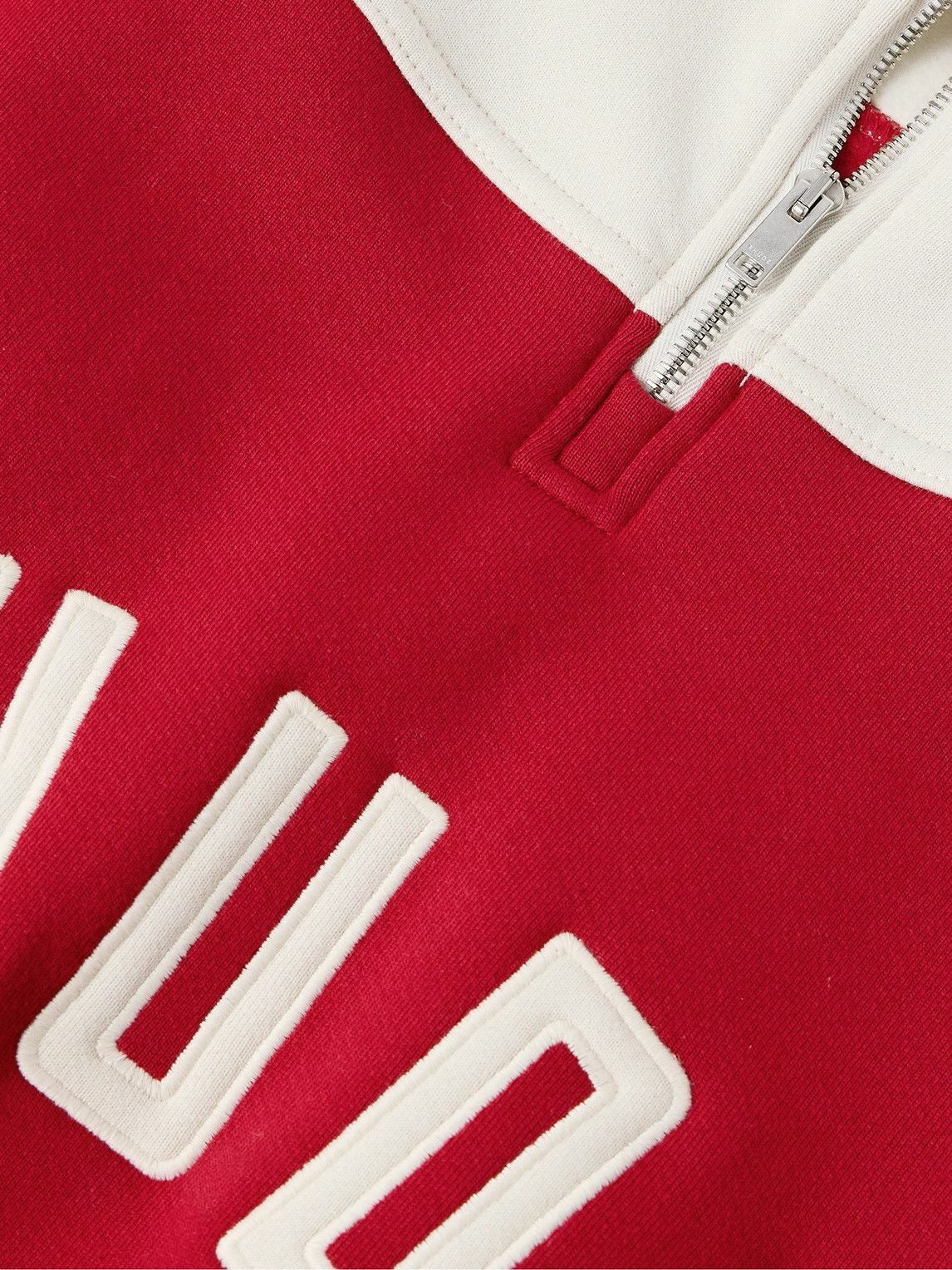 Rhude -Jersey Half-Zip Sweatshirt