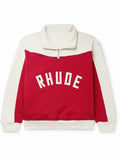 Rhude -Jersey Half-Zip Sweatshirt
