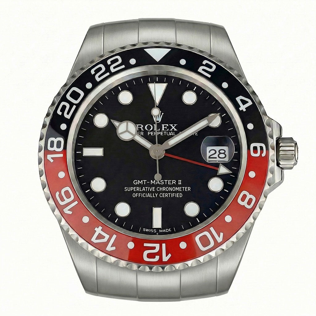 WALL CLOCK ROLEX BLACK AND BLUE (BATMAN) GMT MASTER 2