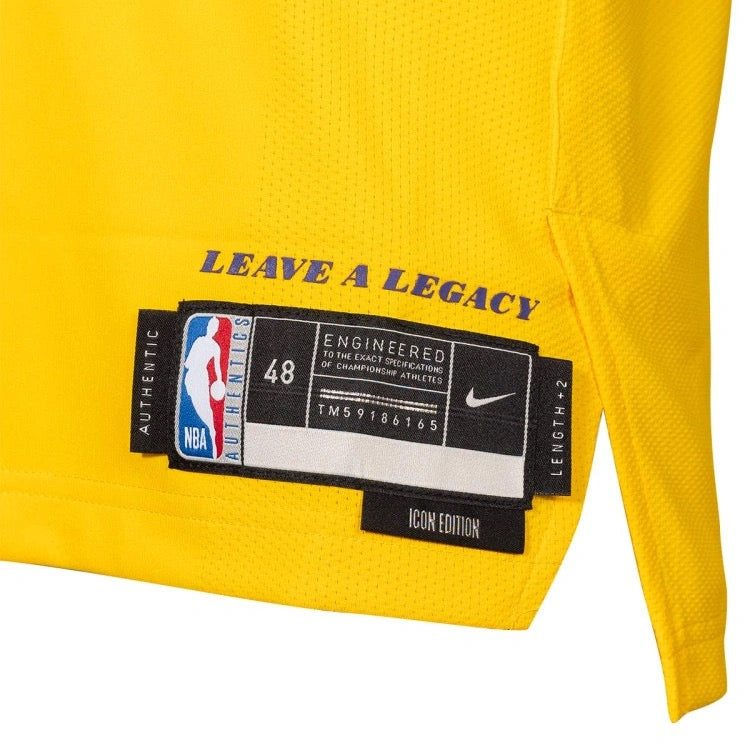 Los Angeles Lakers Nike Authentic Icon Kobe Bryant Jersey - Unisex