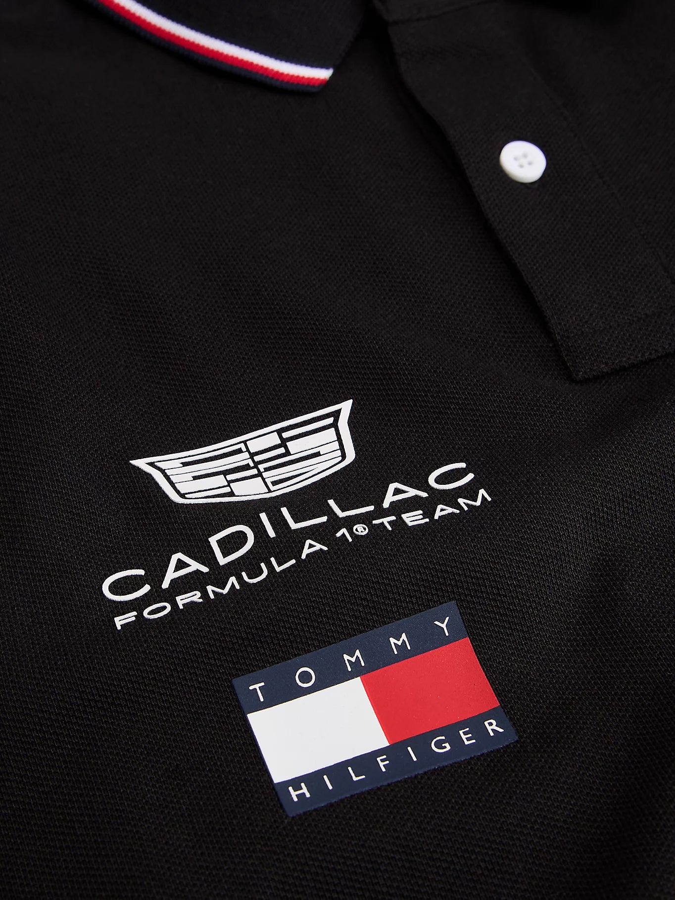 Cadillac F1 Team 2026 X Tommy Hilfiger Polo Mens - Black