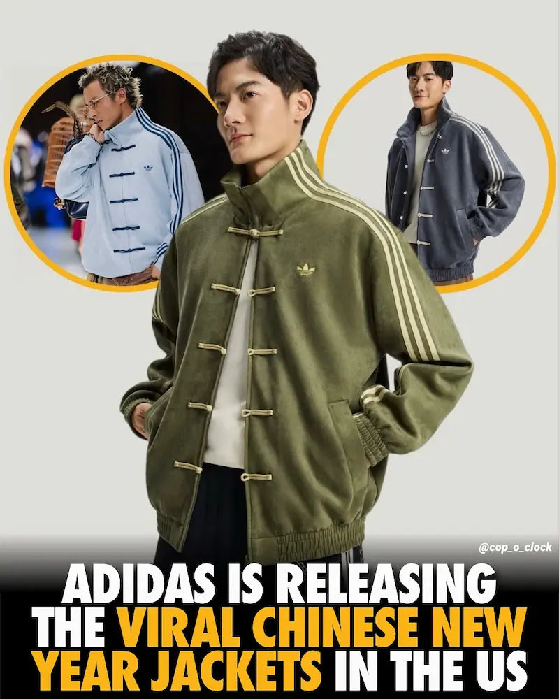 Adidas Originals Chinese New Year 2026 – full length flat lay