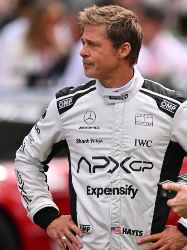Brad Pitt F1 Movie 2025 APXGP  Racing Jacket