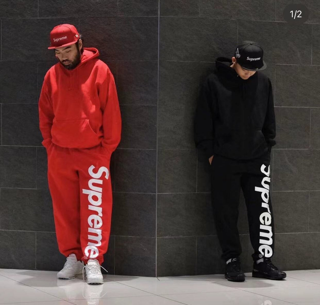 Satin Appliqué Sweatpant Supreme 'Violet'