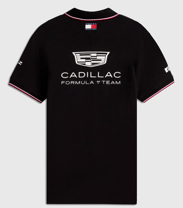 Cadillac F1 Team 2026 X Tommy Hilfiger Polo Mens - Black