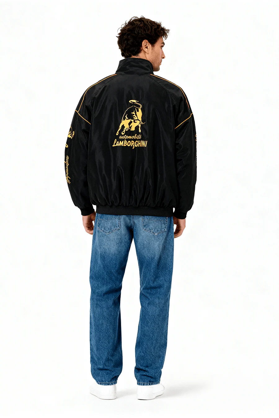 Lamborghini racing jacket – side profile